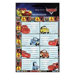 Disney Cars Lightning anteckningsetikett med klistermärken - 16 delar