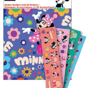 Disney Mimmi Pigg klistermärkesalbum med 50 klistermärken