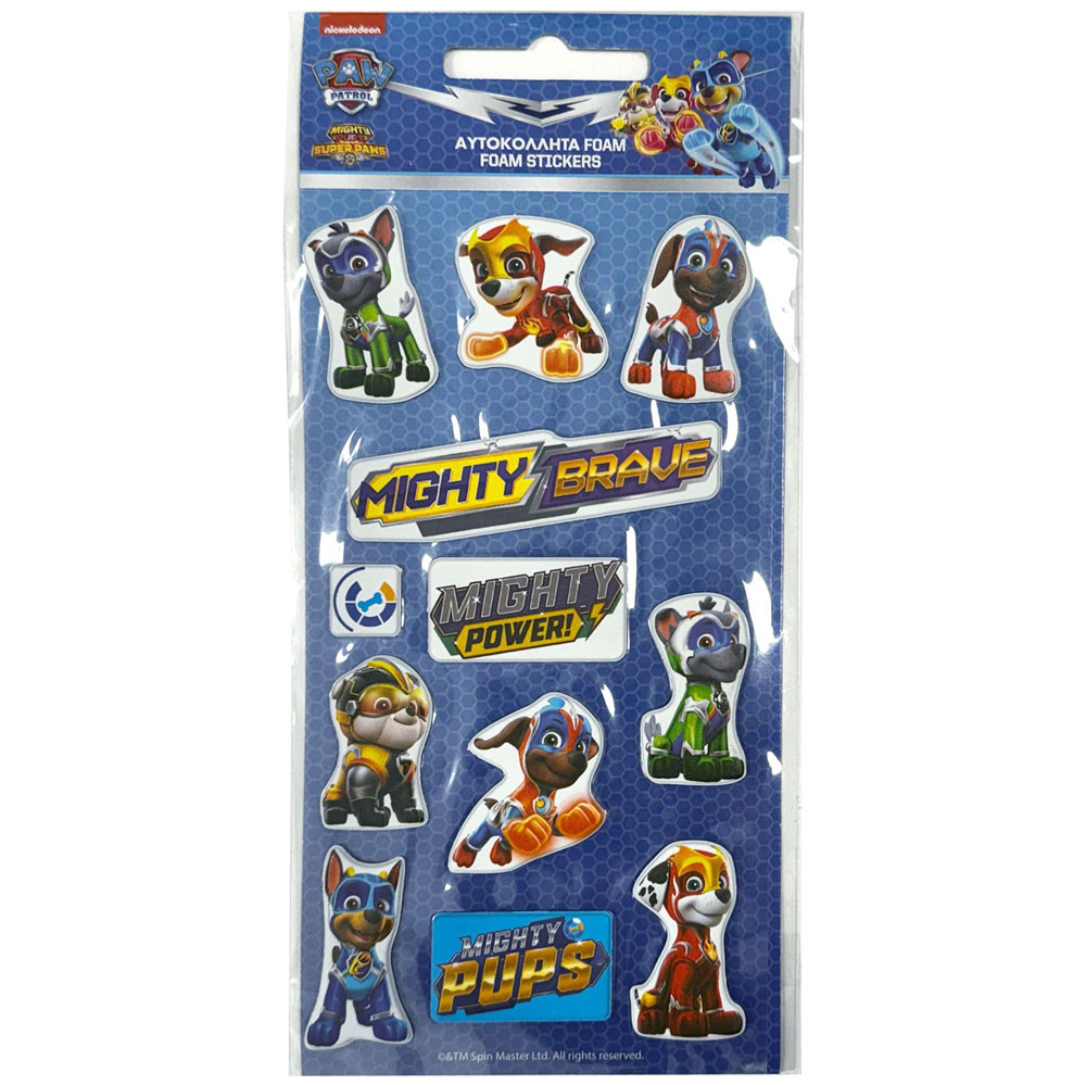 Paw Patrol Knights uppblåsbara svampklistermärken
