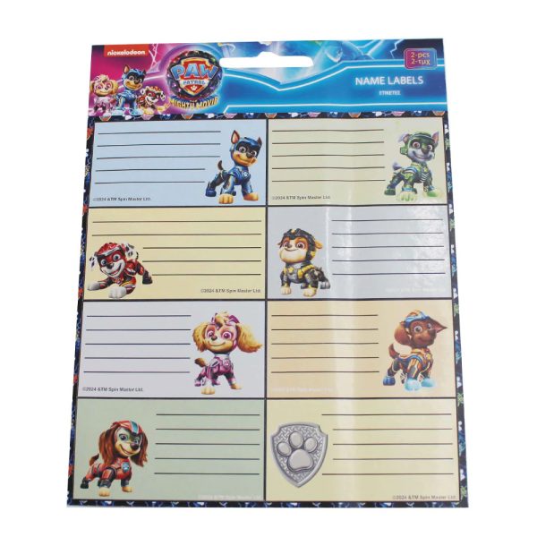 Paw Patrol anteckningsetiketter 16 st