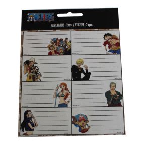 One Piece Luffy anteckningsetikett set om 16