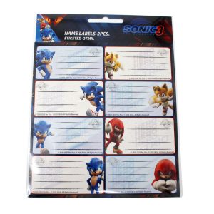 Sonic the Hedgehog Hype Man 16-delat anteckningsetikettset