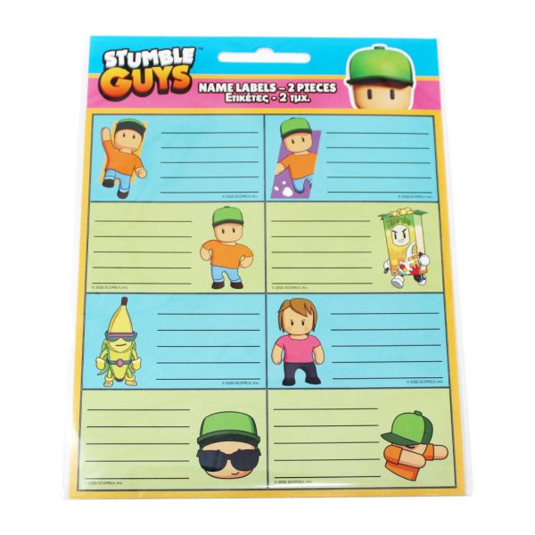Stumble Guys Race 16-pack anteckningsetiketter