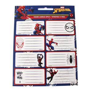 Spindelmannen World of Webs anteckningsetiketter 16 st