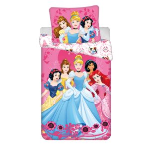 Disney Princess Heart påslakanset 140×200 cm, 70×90 cm