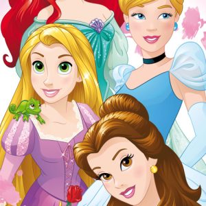 Disney Princess Royal badhandduk, strandhandduk 70x140 cm