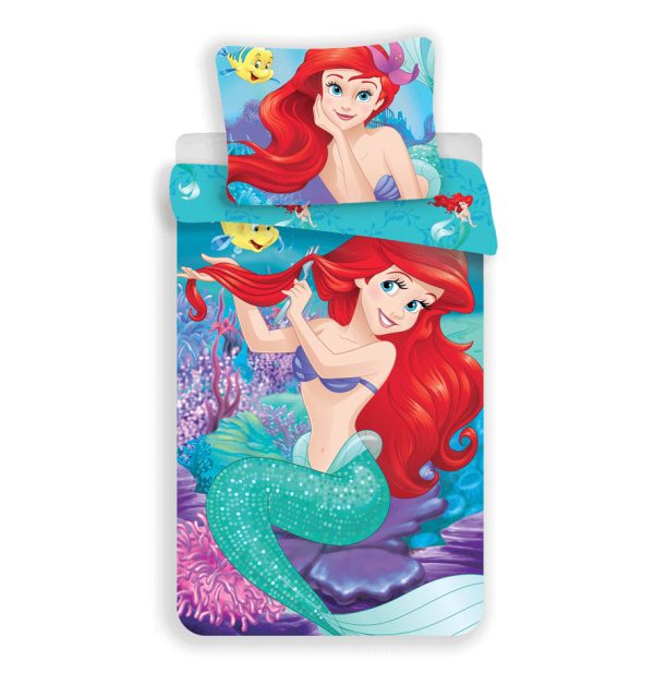 Disney Princess Ariel påslakanset 140×200 cm, 70×90 cm