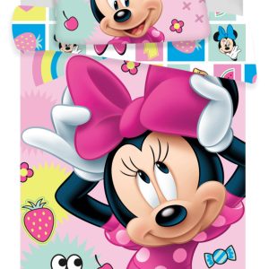 Disney Mimmi Pigg barns påslakan 100×135 cm, örngott 40×60 cm