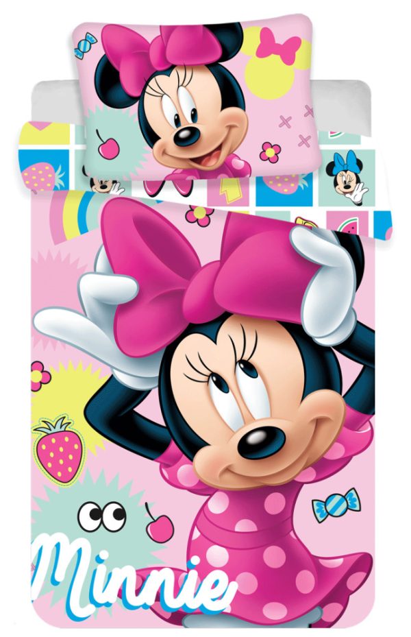 Disney Minnie Tidy barnbäddset 100×135 cm, 40×60 cm