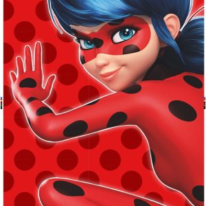 Miraculous Ladybug badhandduk, strandhandduk 70x140 cm