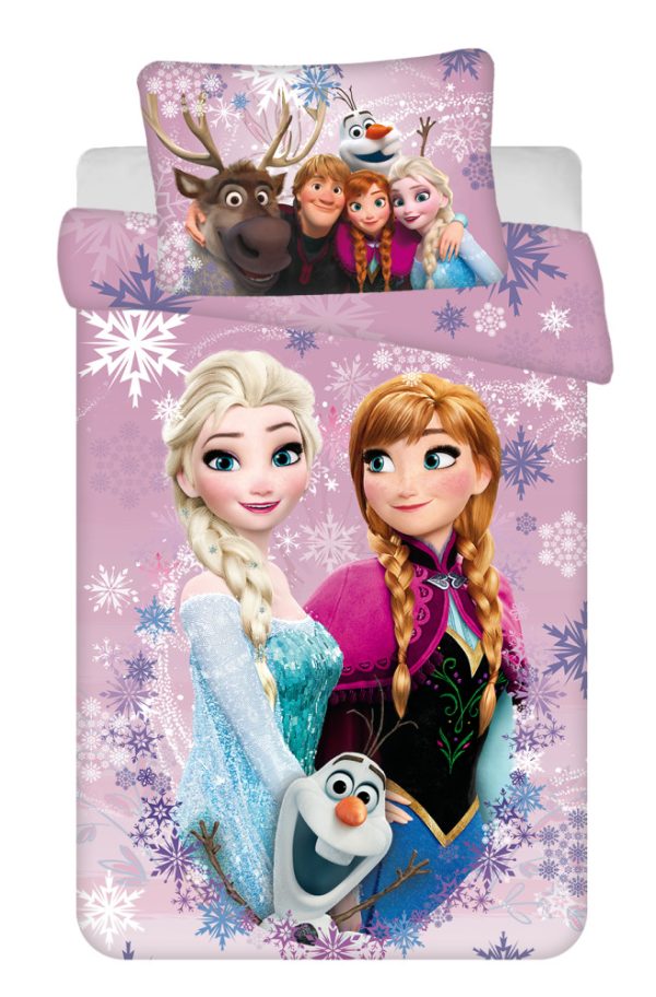 Disney Frozen barnbäddset 100×135 cm, 40×60 cm