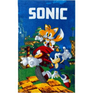 Sonic the Hedgehog handduk, ansiktshandduk 30x50 cm