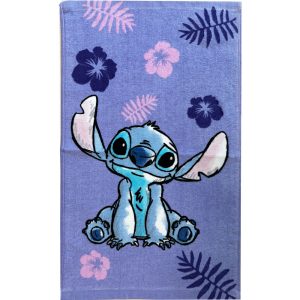 Disney Lilo and Stitch lila handduk, ansiktshandduk 30x50 cm