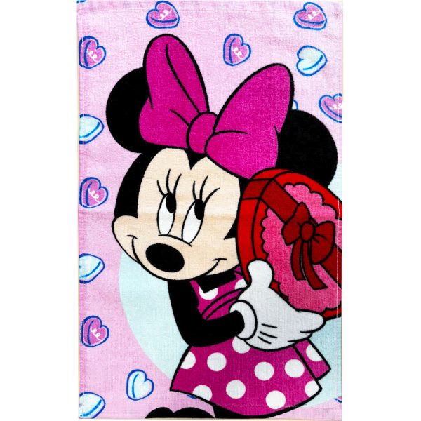Disney Minnie Bonbon Hearts handduk 30x50 cm