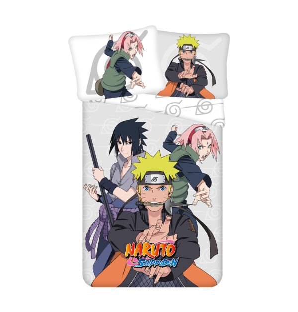 Naruto United påslakanset 140×200 cm, 70×90 cm