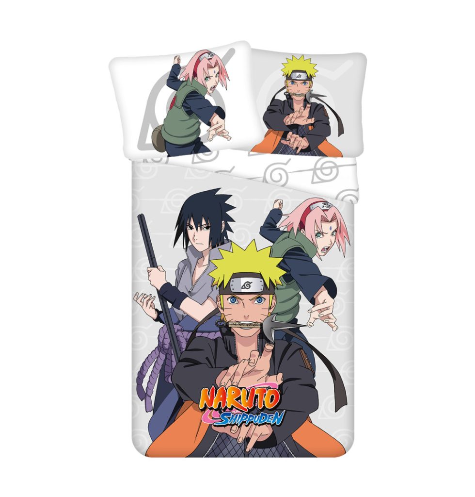 Naruto United påslakanset 140×200 cm, 70×90 cm