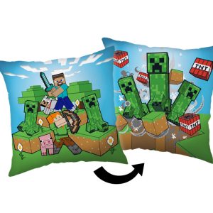 Minecraft Creeper Chaos dekorativ kudde 40x40 cm
