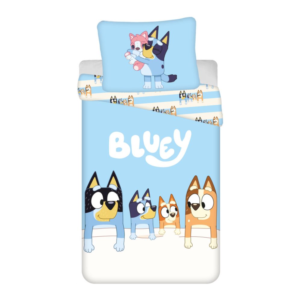 Bluey bäddset 140×200 cm, 70x90 cm