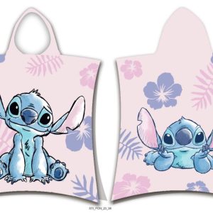 Disney Lilo and Stitch rosa strandhandduk poncho 50x115 cm