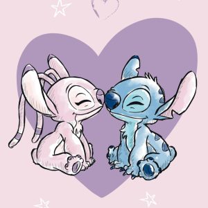 Disney Lilo and Stitch Badhandduk, Strandhandduk 70x140 cm