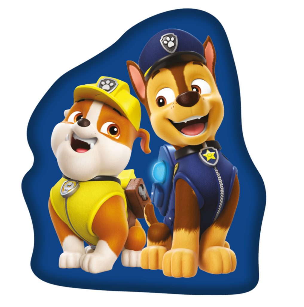Paw Patrol blå dekorativ kudde 35 cm