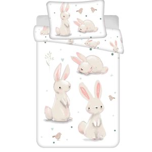 Bunny Rest Barnbäddset 100x135 cm, 40x60 cm