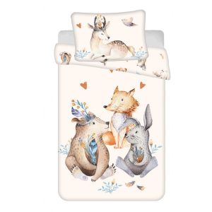 Animals Woodland barnsängkläder 100×135 cm, 40×60 cm
