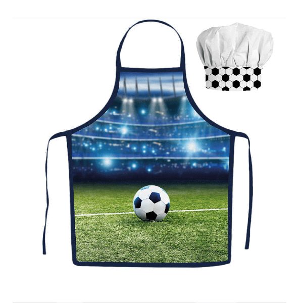 Football barnförkläde 2-delat set