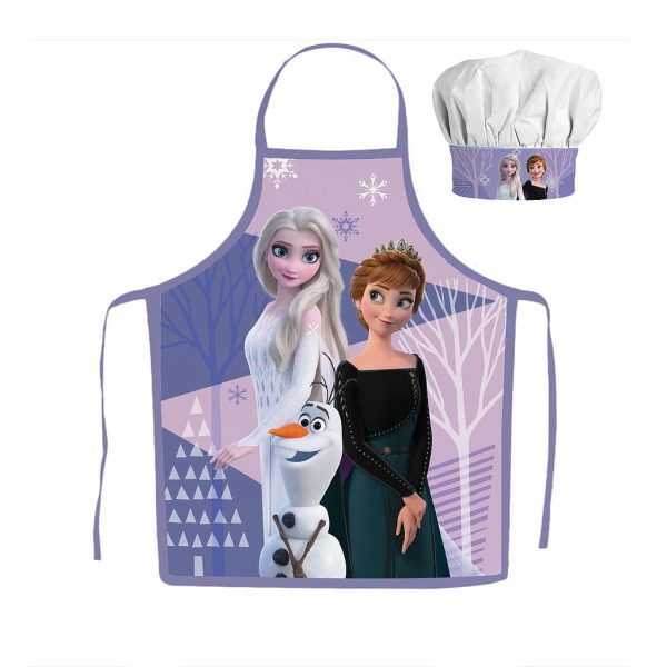 Disney Frozen lila 2-delat barnförklädesset