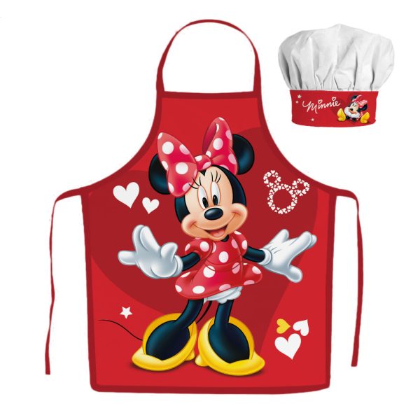 Disney Minnie Rött Hjärtan 2-delars barnförklädesset