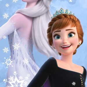 Disney Frozen Royal Sisters badhandduk, strandhandduk 70x140 cm