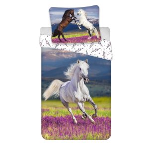 Horses Meadow påslakan 140×200 cm, örngott 70×90 cm