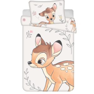 Disney Bambi beige barnsängkläder 100×135 cm, 40×60 cm