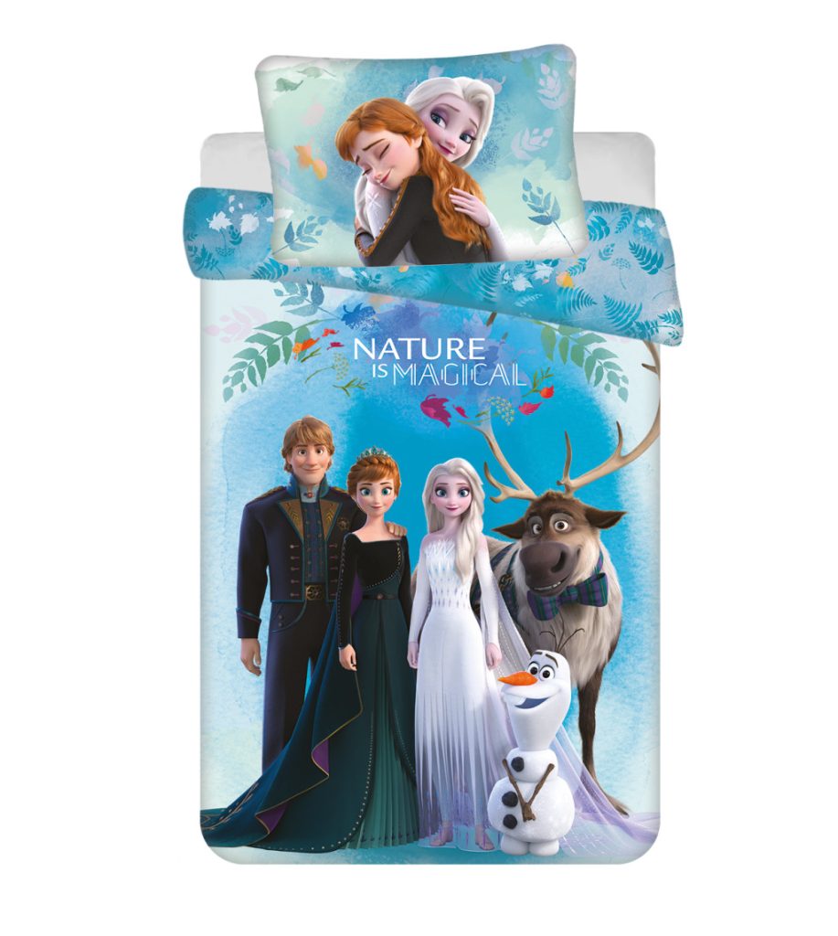 Disney Frozen Nature is Magical barnsängkläder 100×135 cm, 40×60 cm