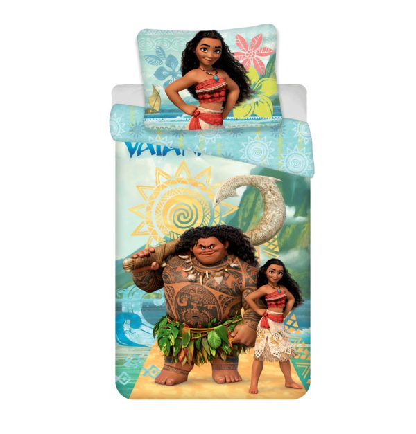 Disney Vaiana Äventyrs Påslakanset 140×200 cm, 70×90 cm