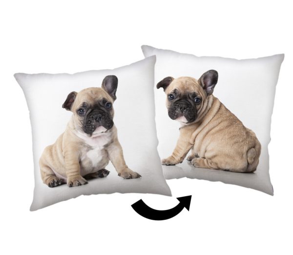 Dog Bulldog dekorativ kudde 40x40 cm