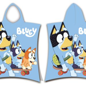 Bluey Skate strandhandduk poncho 50x115 cm