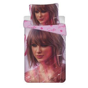 Taylor Swift Swiftie påslakanset 140×200 cm, 70×90 cm