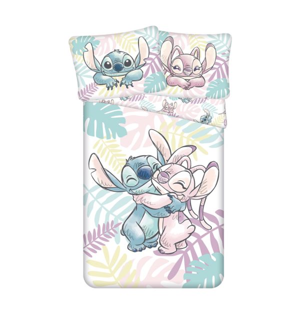 Disney Lilo and Stitch Leaves påslakan 140×200 cm, örngott 70×90 cm