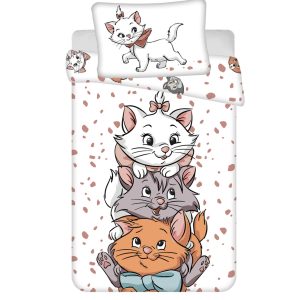 Disney Marie Friends barns påslakan 100x135 cm, 40x60 cm