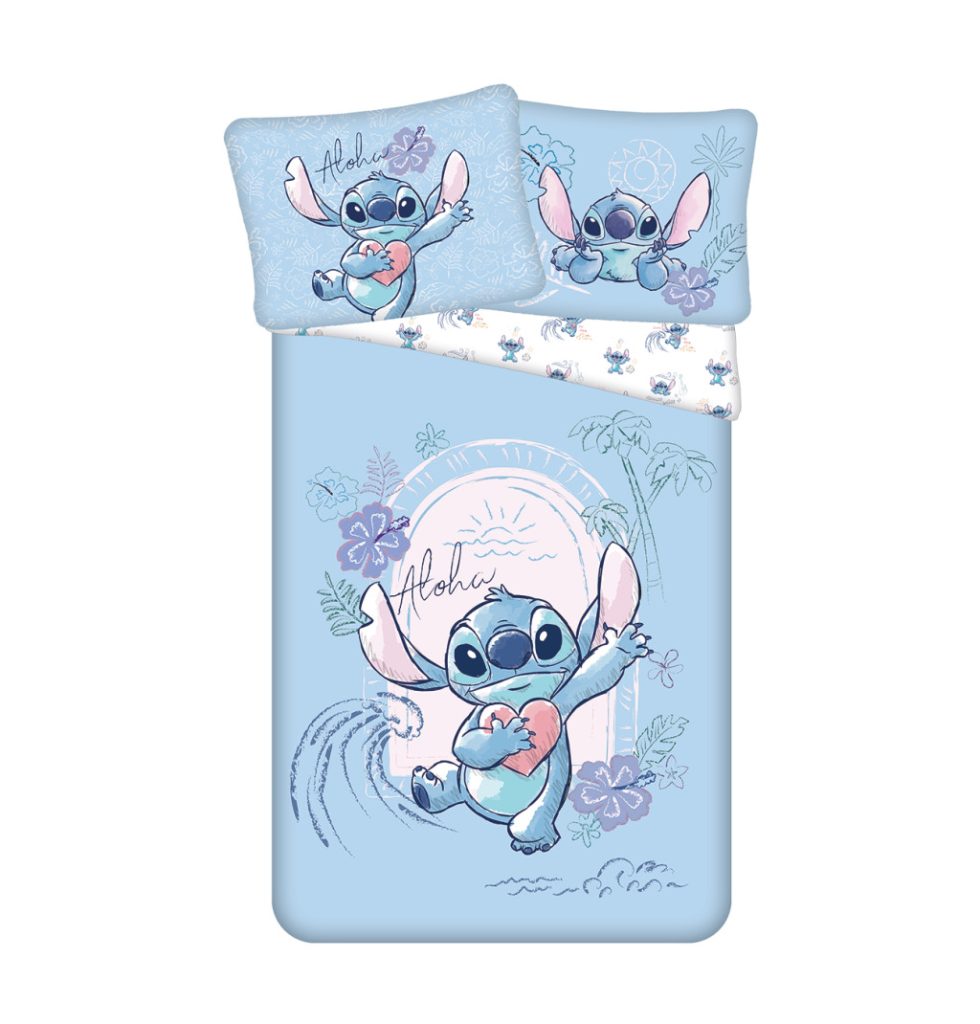 Disney Lilo and Stitch påslakan 140×200 cm, örngott 70×90 cm