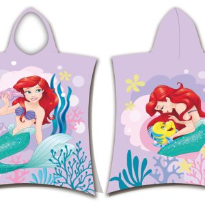 Disney Princess Ariel rosa handduksponcho 50x115 cm