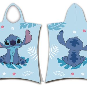 Disney Lilo and Stitch blå strandhandduk poncho 50x115 cm