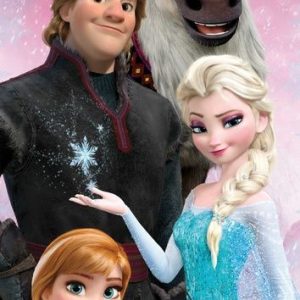 Disney Frozen Family & Friends badhandduk, strandhandduk 70x140 cm