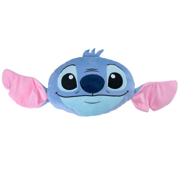 Disney Lilo and Stitch blå 3D-kudde, dekorativ kudde 35 cm
