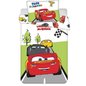 Disney Cars Champion barns påslakanset 100×135 cm, 40×60 cm