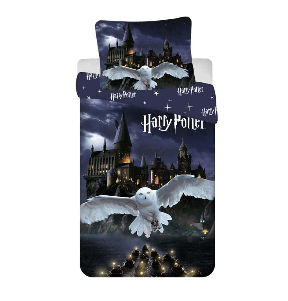 Harry Potter Hogwarts nattpåslakan 140×200 cm, 70×90 cm mikrofiber