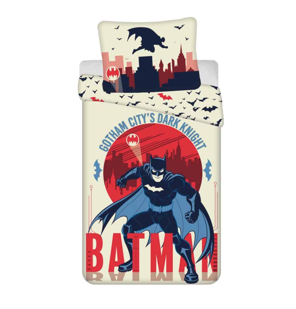 Batman Gotham's Knight påslakanset 140x200 cm, 70x90 cm