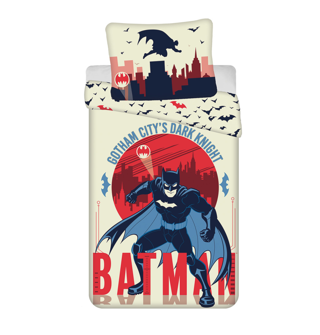 Batman Gotham's Knight påslakanset 140x200 cm, 70x90 cm