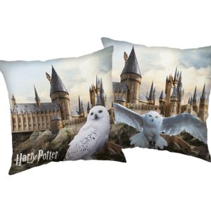 Harry Potter Hedwig vid Hogwarts kudde, dekorativ 40x40 cm